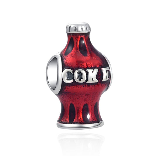 925 Sterling Silver Coke Bottle Charm